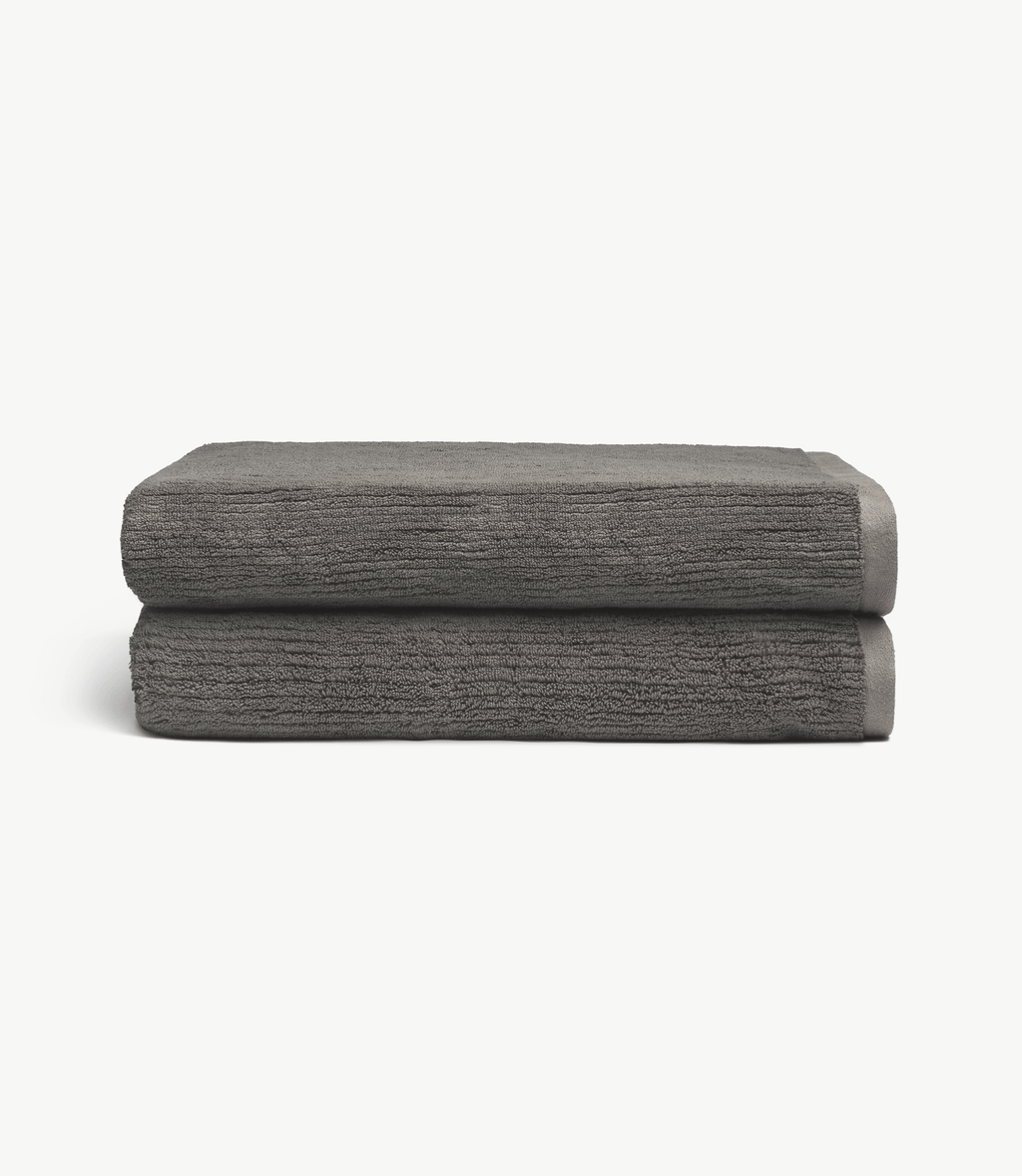 Ribbed Terry Bath Sheets -