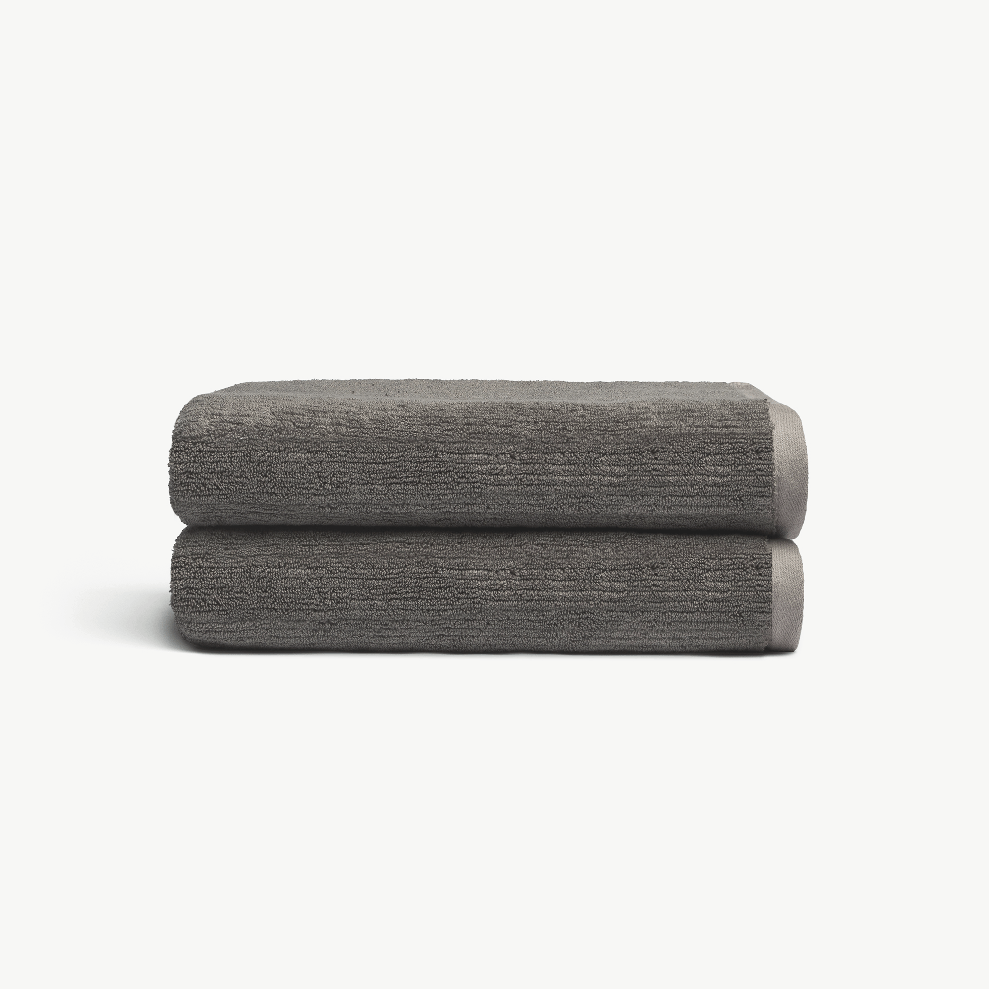 Ribbed Terry Bath Towels