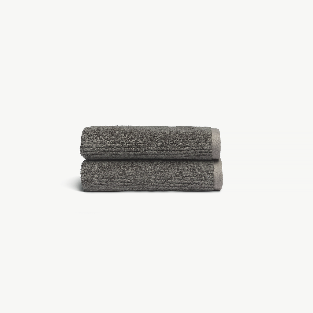 Ribbed Terry Hand Towels -