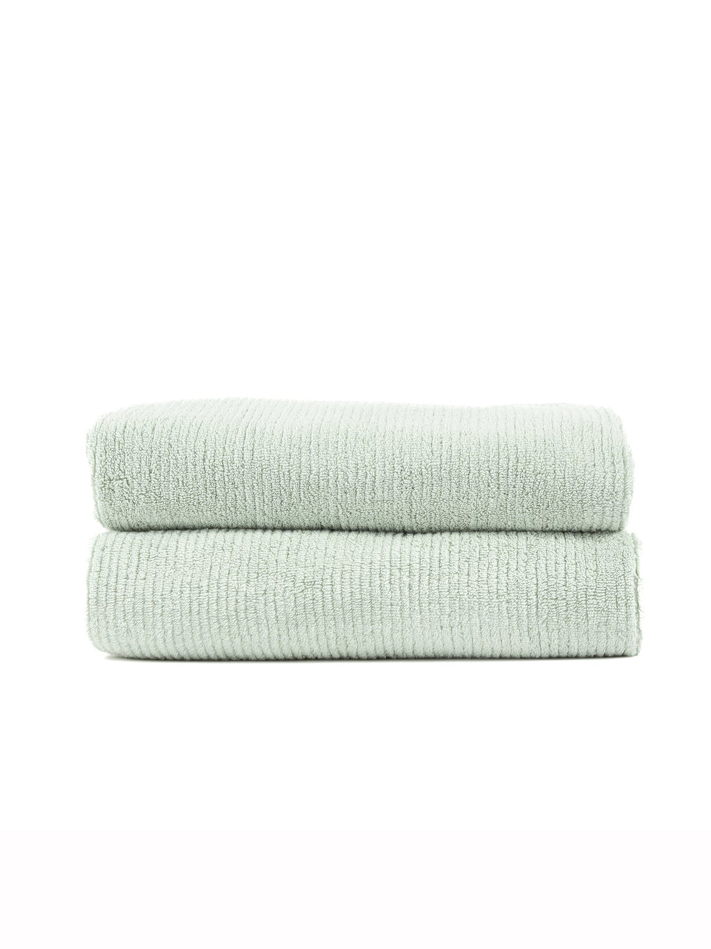 Ribbed Terry Bath Towels -