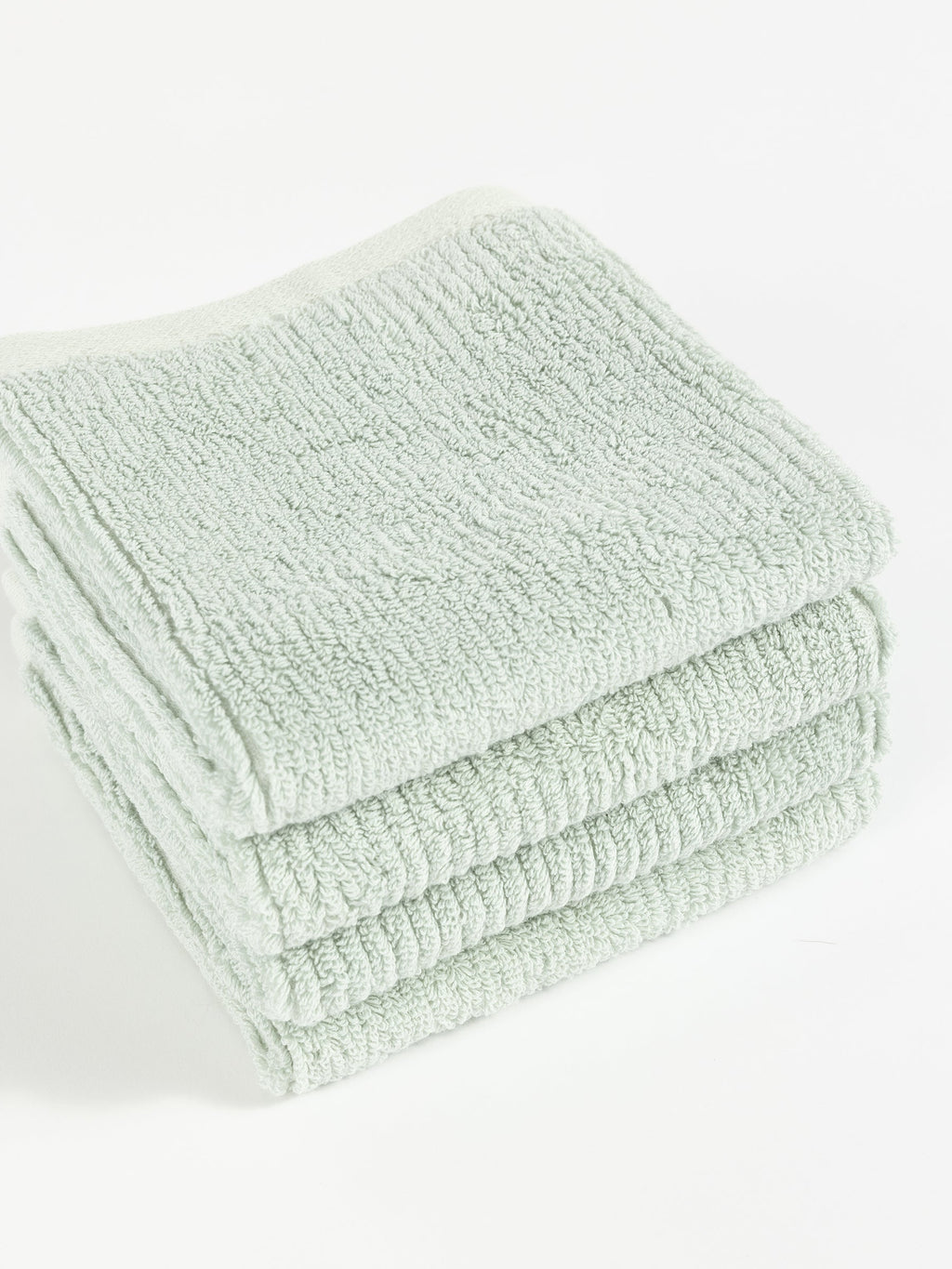 Ribbed Terry Washcloths -