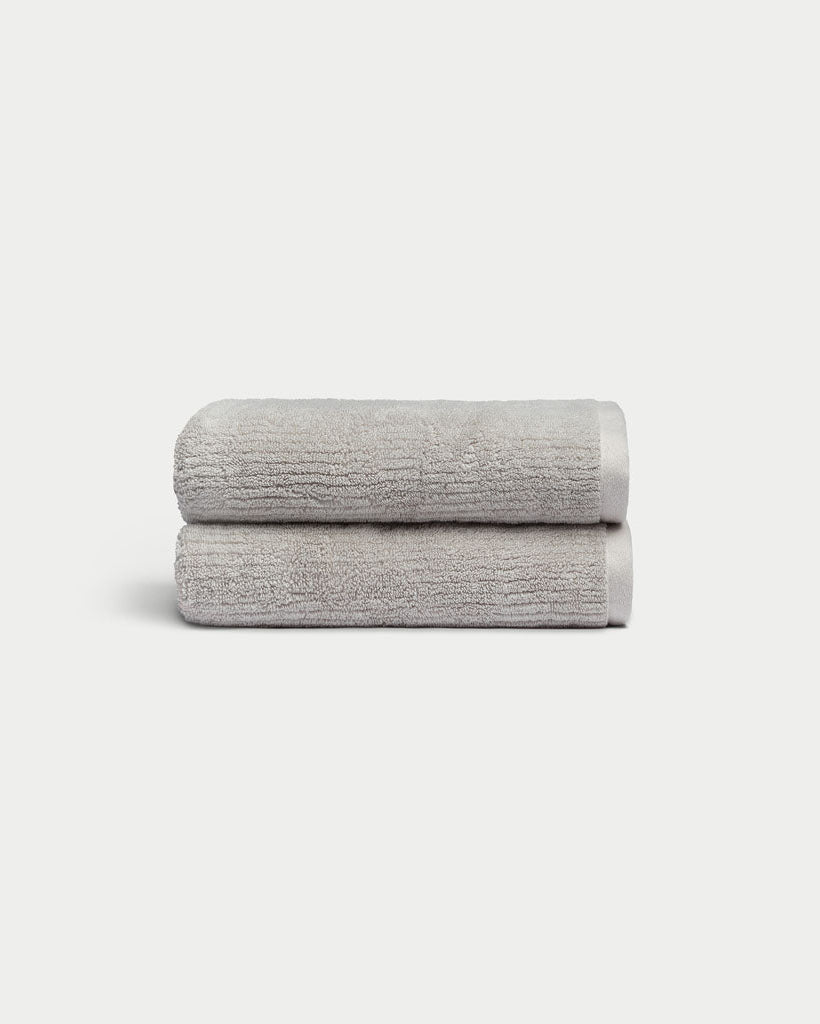 Ribbed Terry Hand Towels -