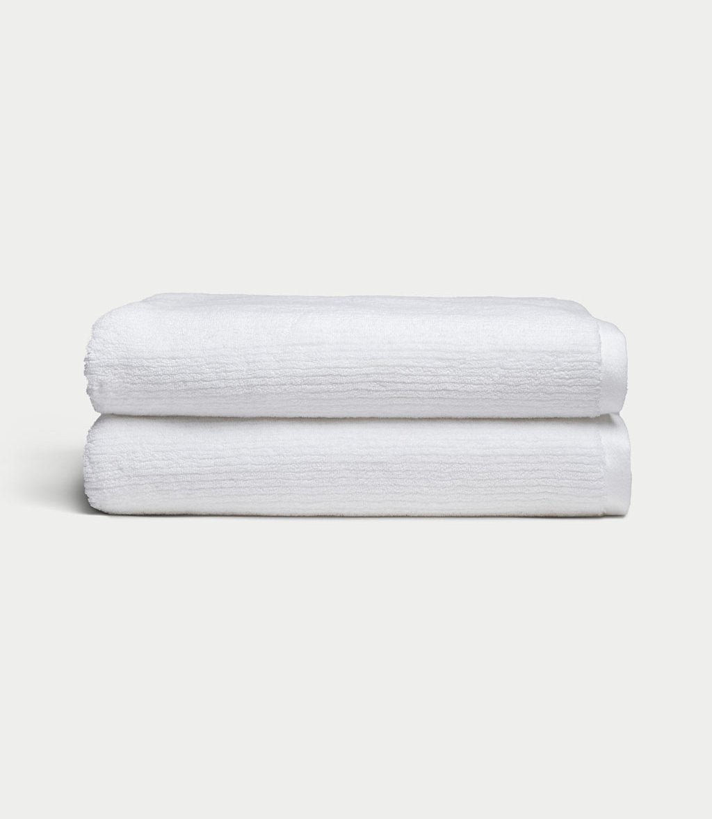 Ribbed Terry Bath Sheets
