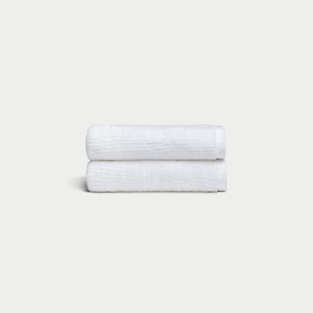 Ribbed Terry Hand Towels -