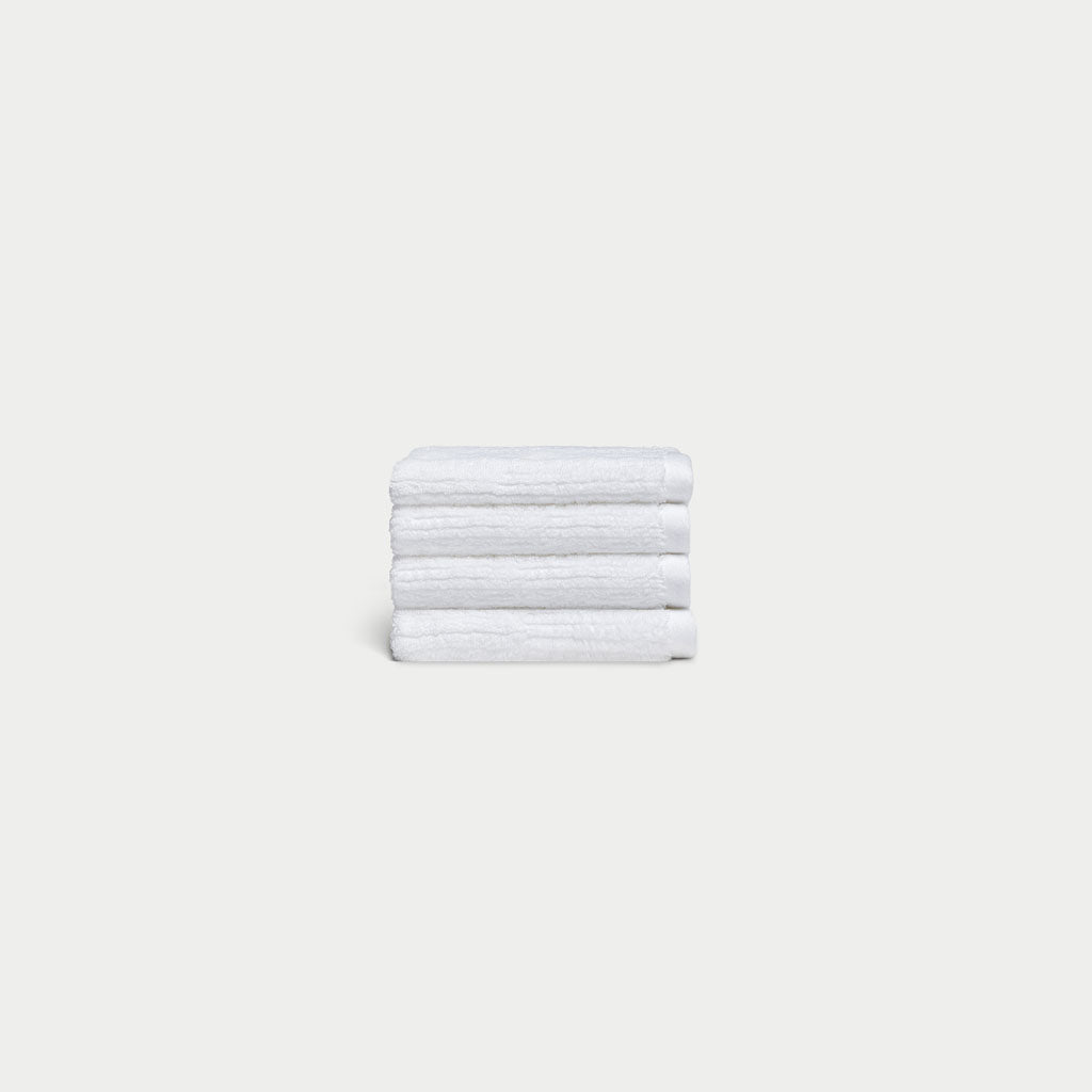 Ribbed Terry Washcloths -