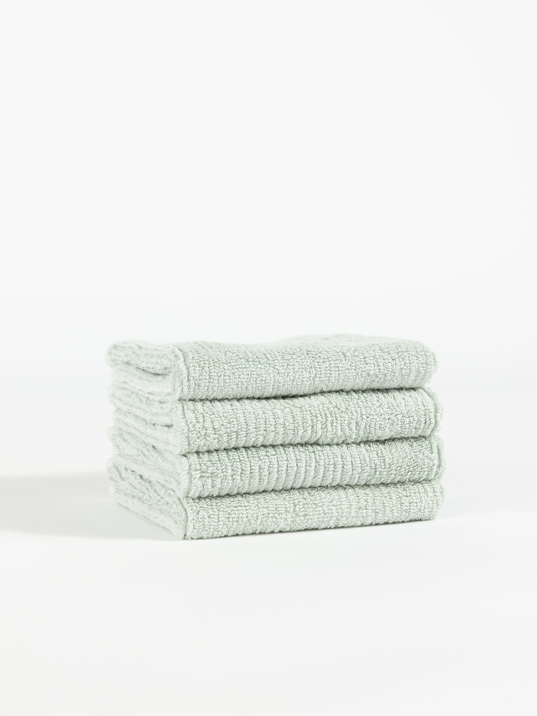 Ribbed Terry Washcloths -
