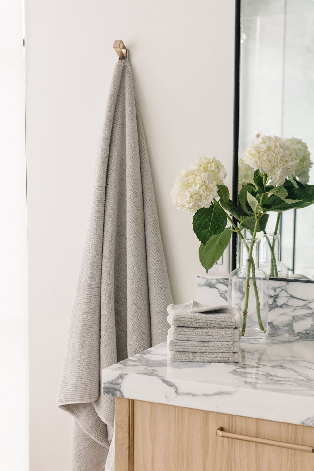 Ribbed Terry Bath Sheets -