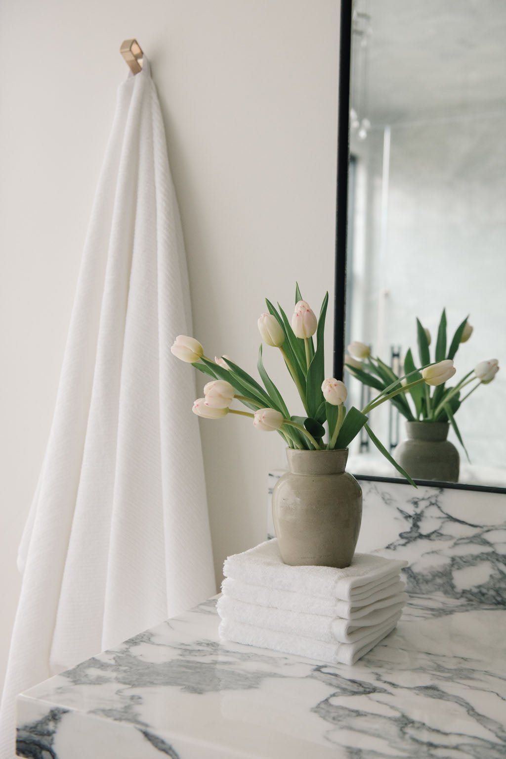 Ribbed Terry Washcloths -