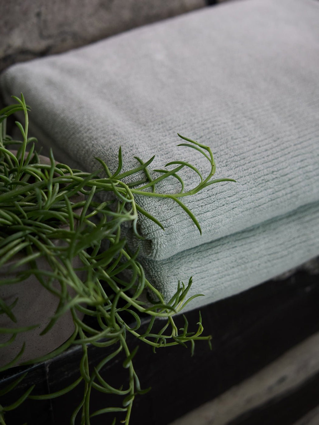 Ribbed Terry Bath Sheets -