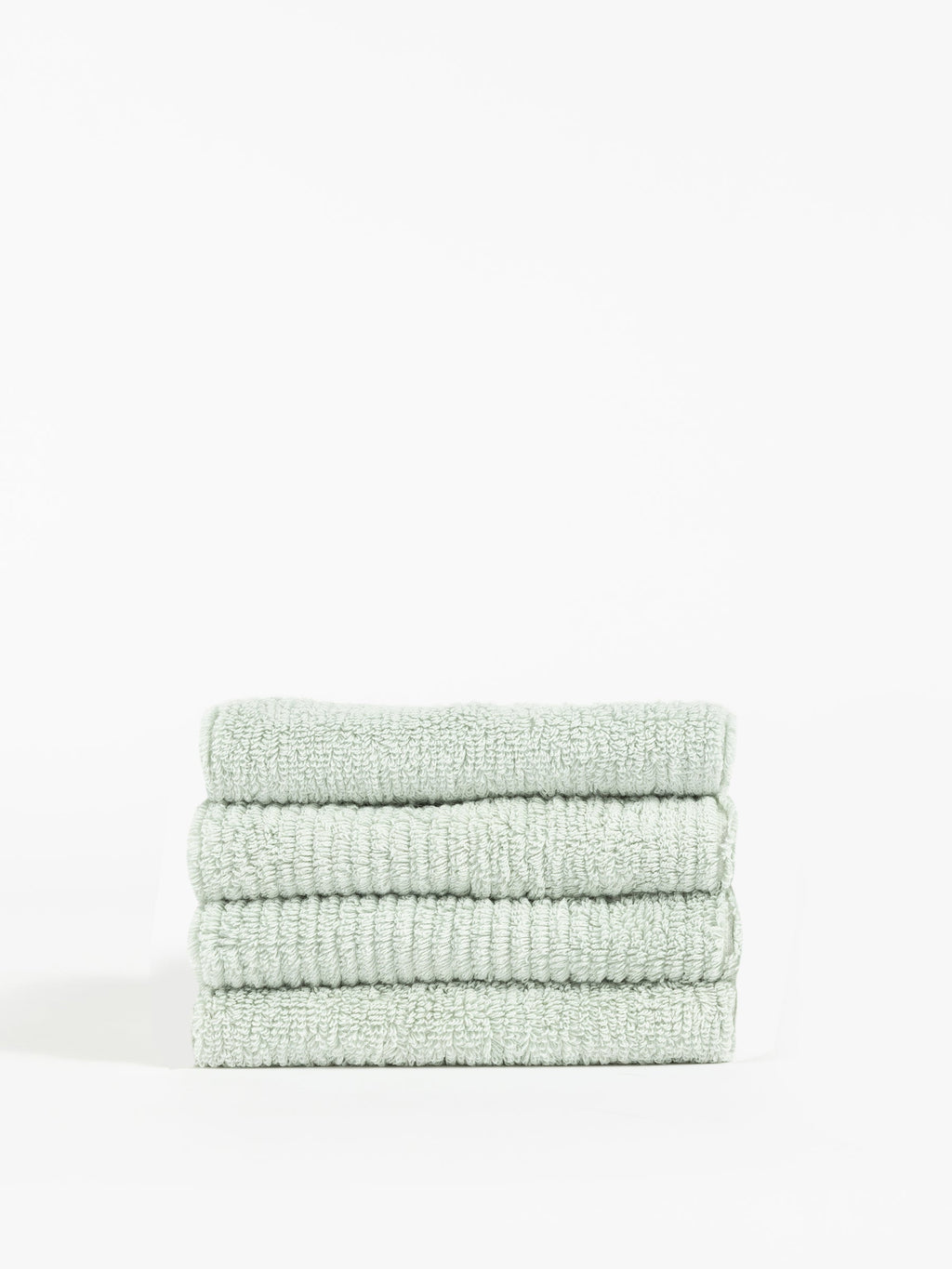 Ribbed Terry Washcloths