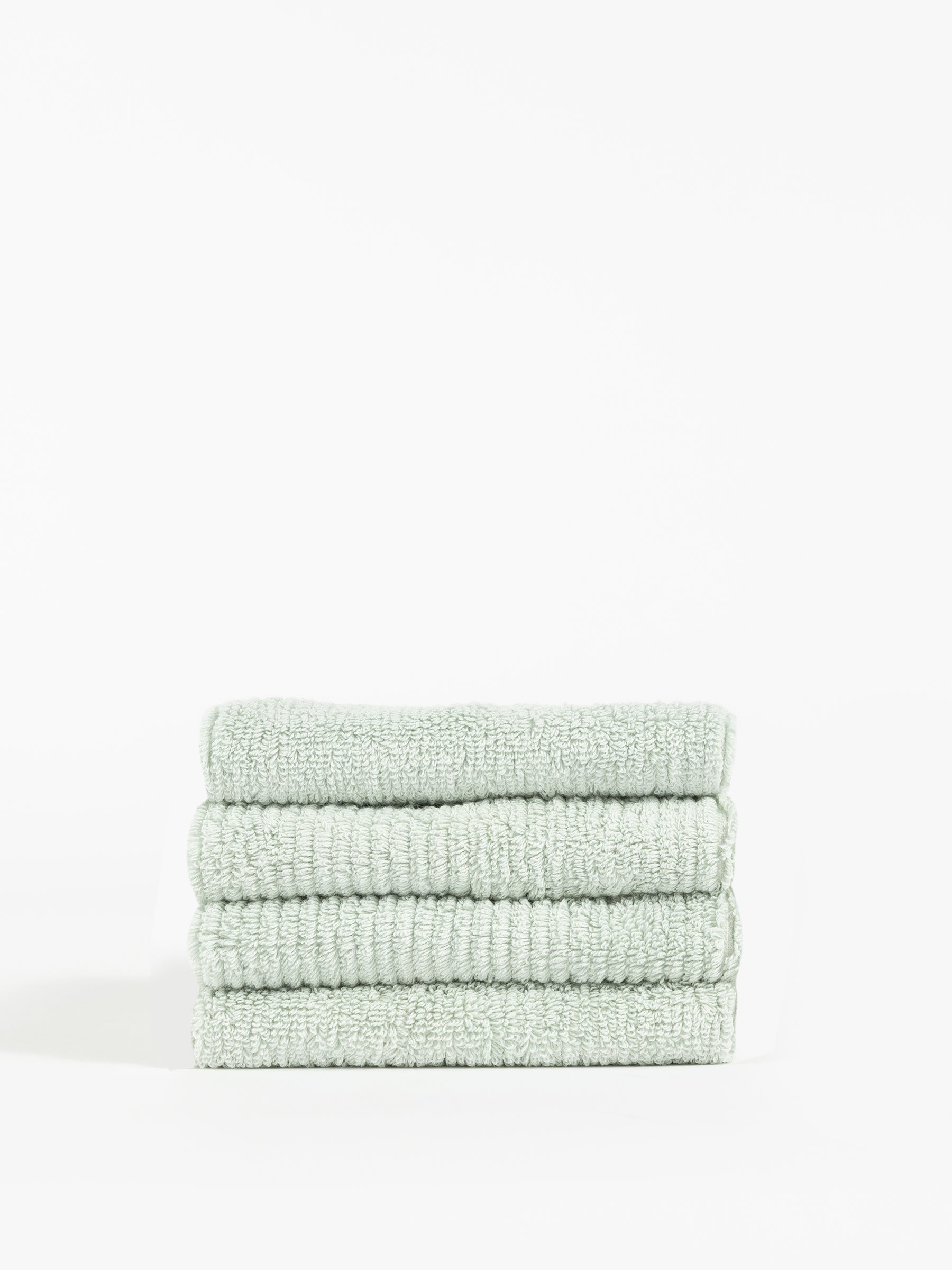 Ribbed Terry Washcloths