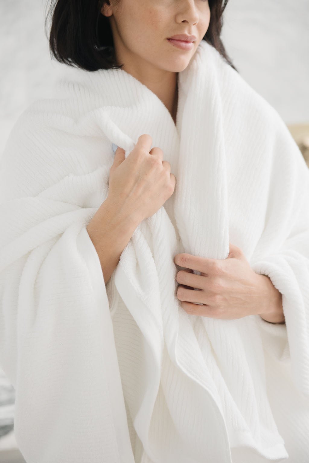 Ribbed Terry Bath Sheets -