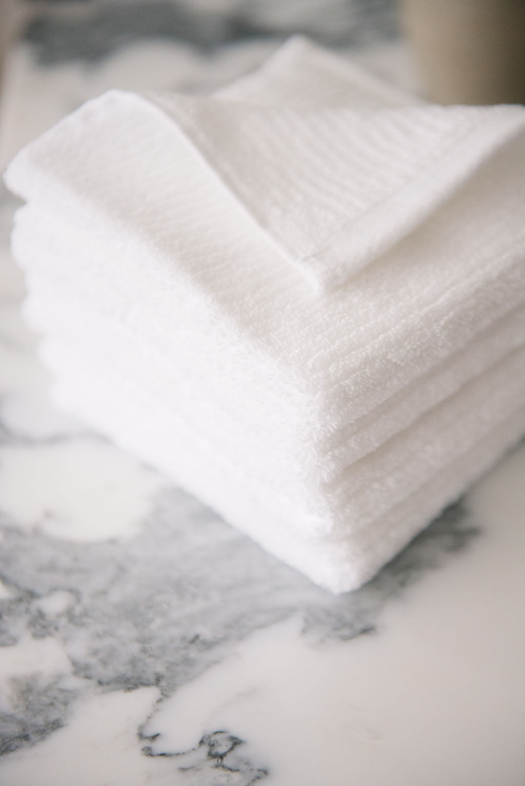 Ribbed Terry Washcloths -