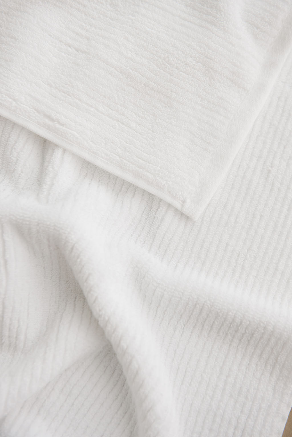 Ribbed Terry Bath Towels