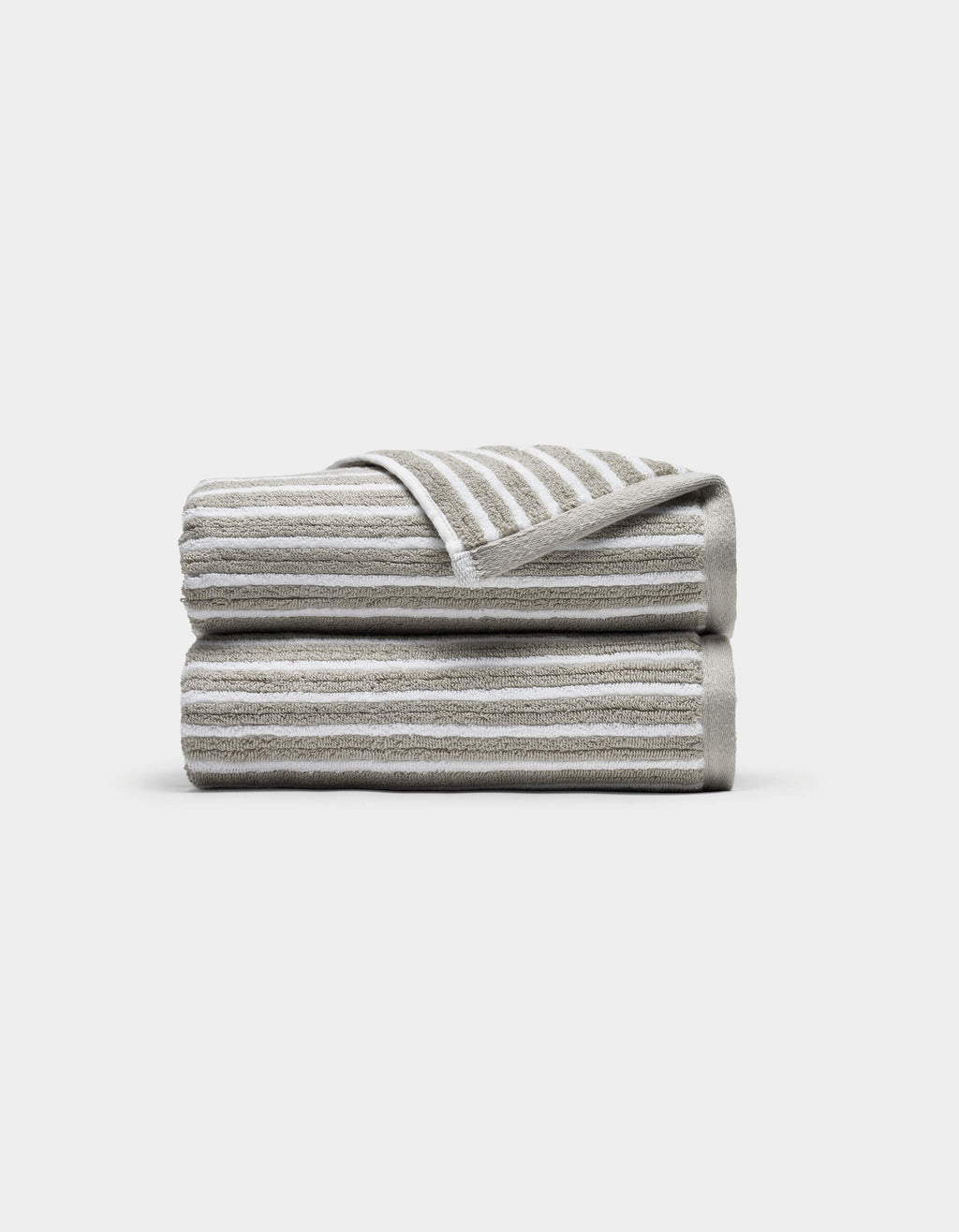 Ribbed Terry Bath Towel Set