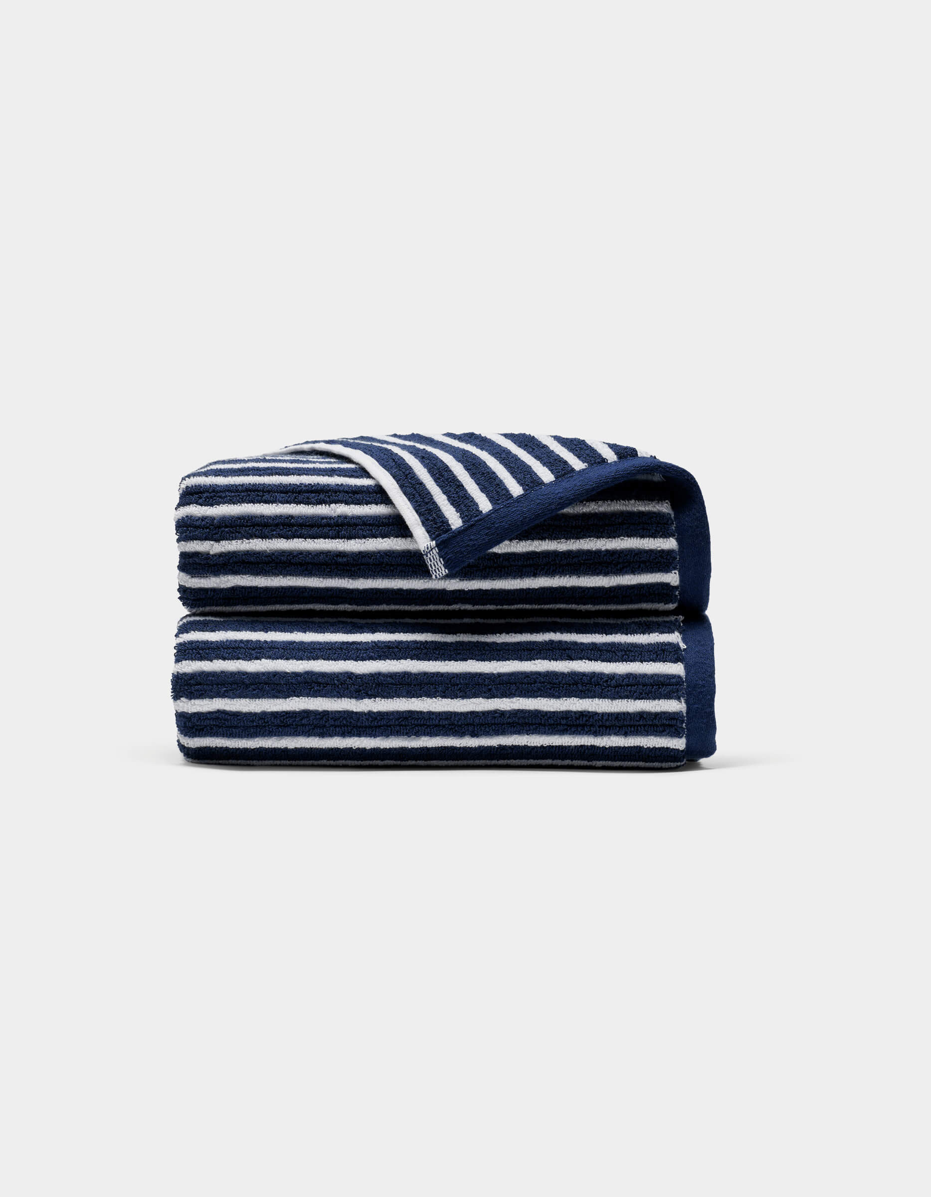 Ribbed Terry Hand Towels -