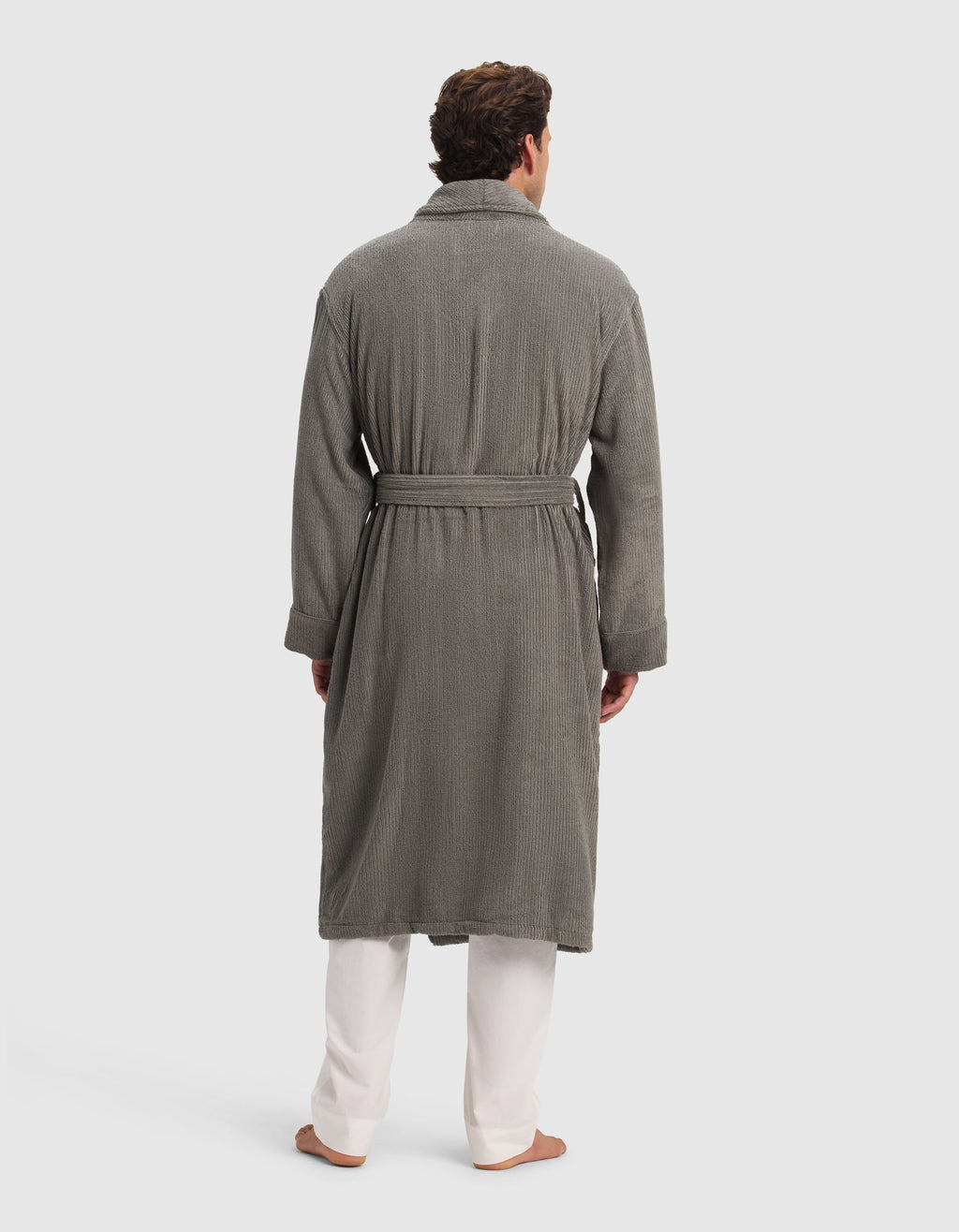 Ribbed Terry Bath Robe