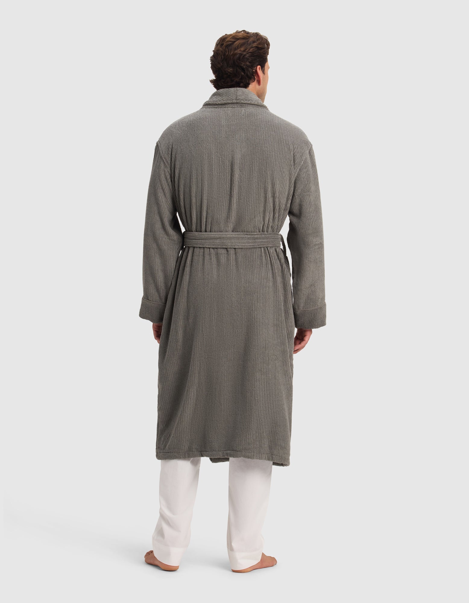 Ribbed Terry Bath Robe