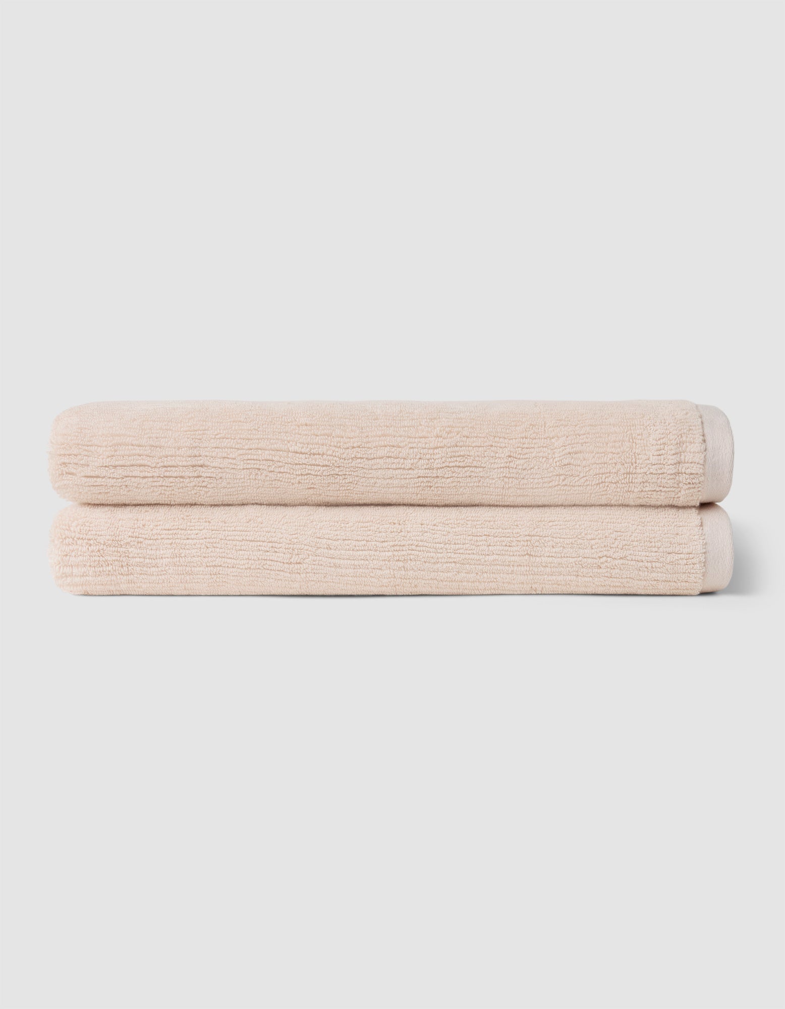Ribbed Terry Bath Sheets -