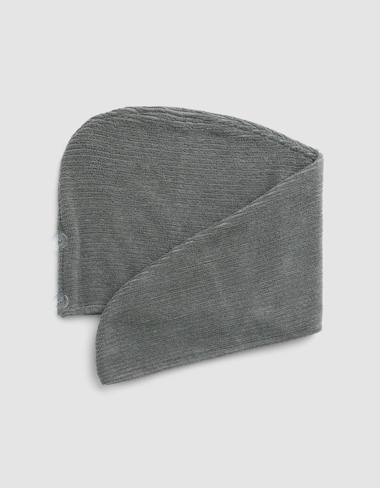 Ribbed Terry Hair Towel -