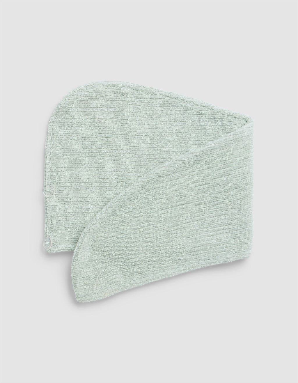 Ribbed Terry Hair Towel