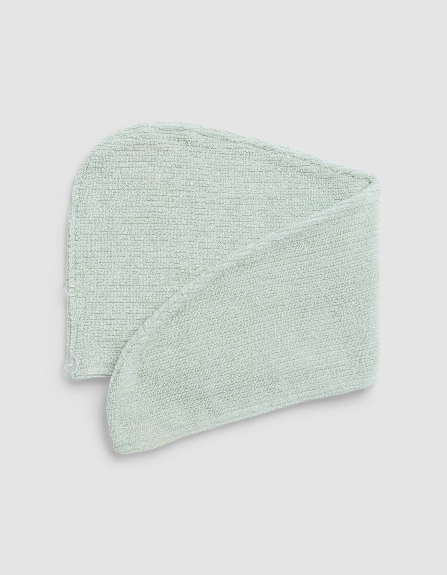 Ribbed Terry Hair Towel
