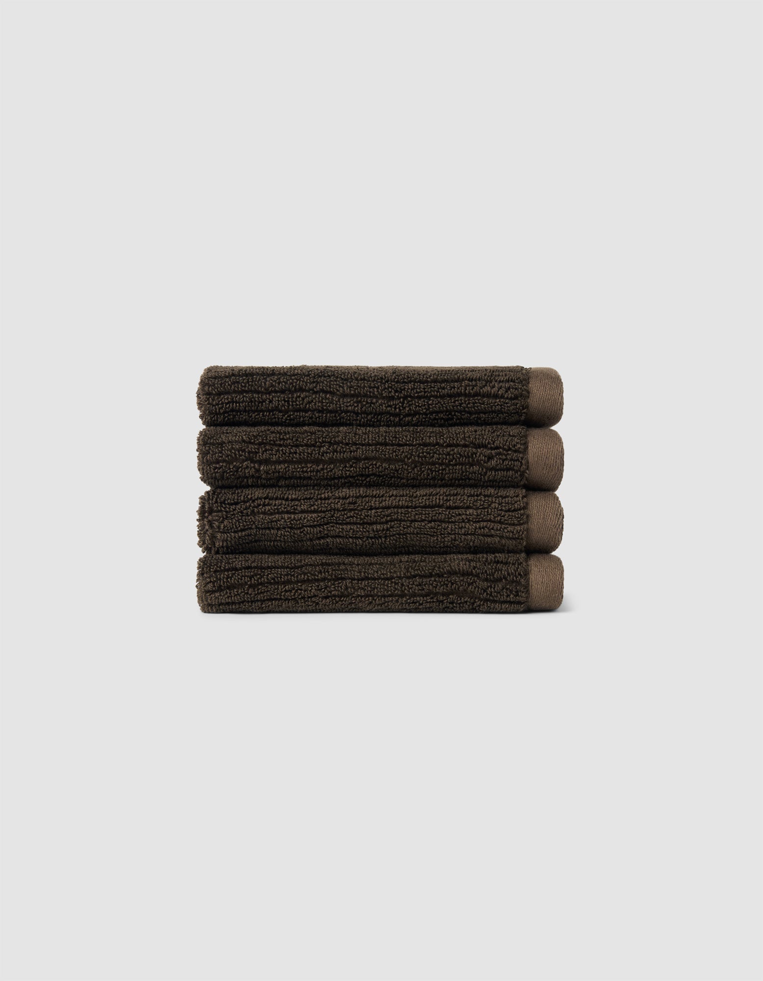 Ribbed Terry Washcloths -