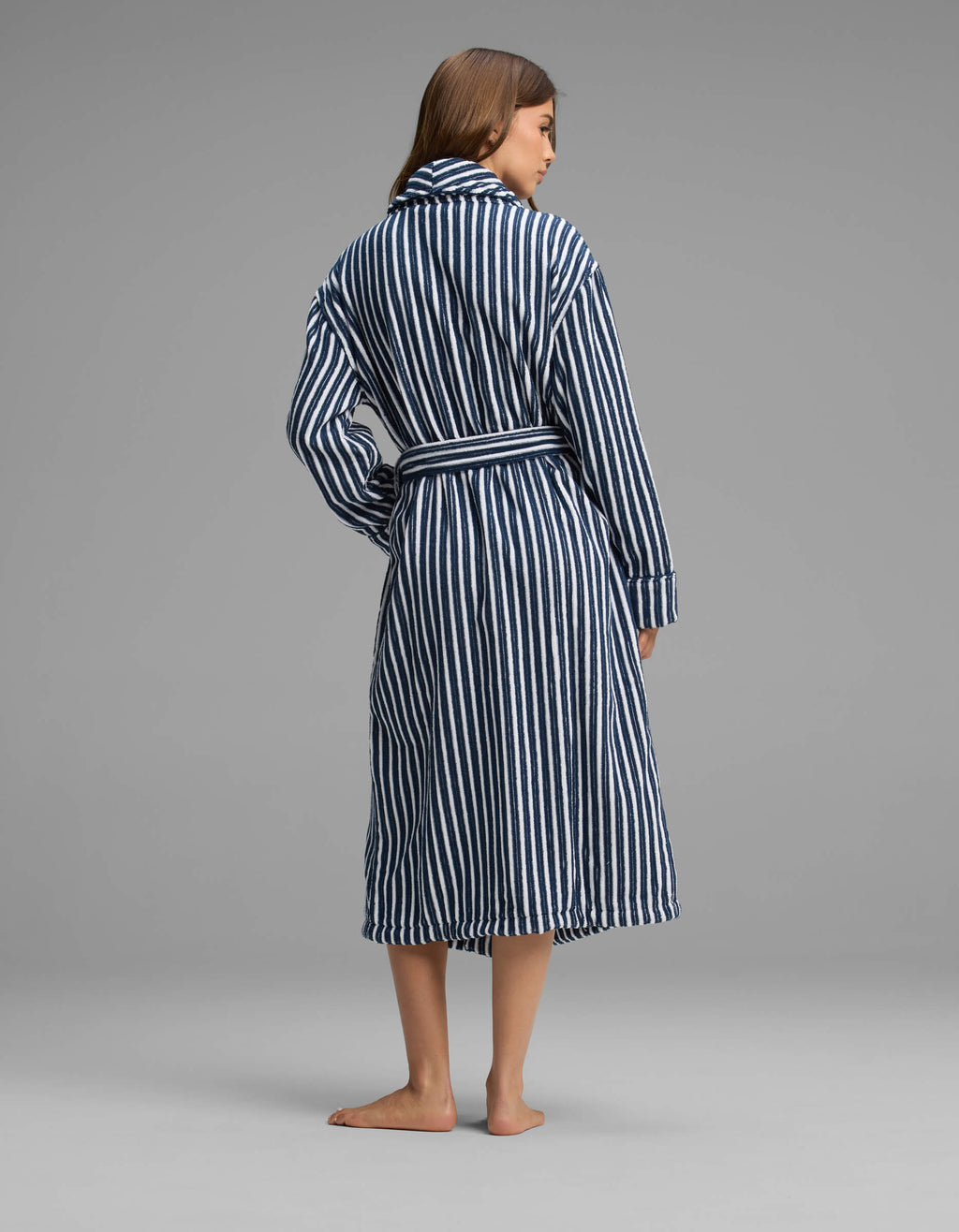 Ribbed Terry Bath Robe